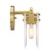 Designers Fountain Sky Fall 25 in. 3-Light Brushed Gold Vanity Light with Etched Fluted Glass Shades for Bathrooms D311C-3B-BG - alternate 9